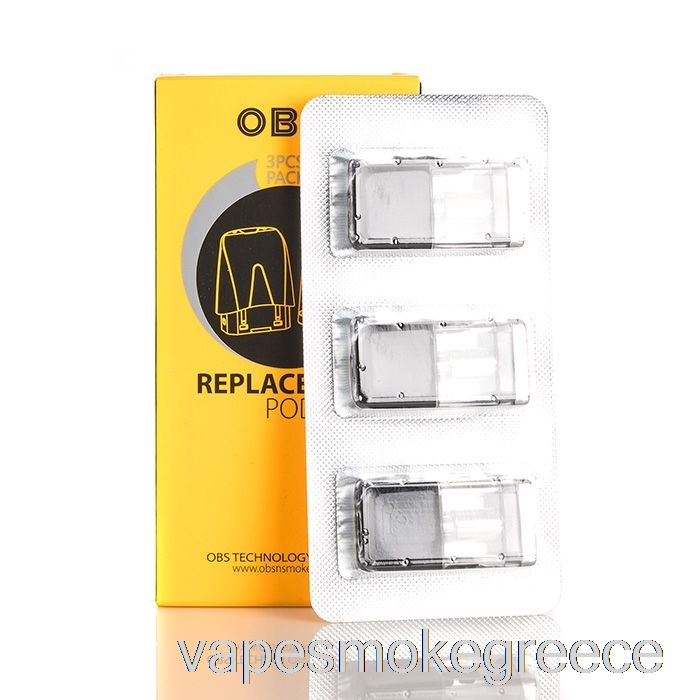 Vape Greece Obs λοβό αντικατάστασης γης 1,5ml γης επαναγεμιζόμενος λοβός